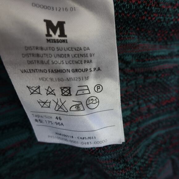 M Missoni Sleeveless Knit Multicolor Wool Blend Top Size 46 - Picture 13 of 16